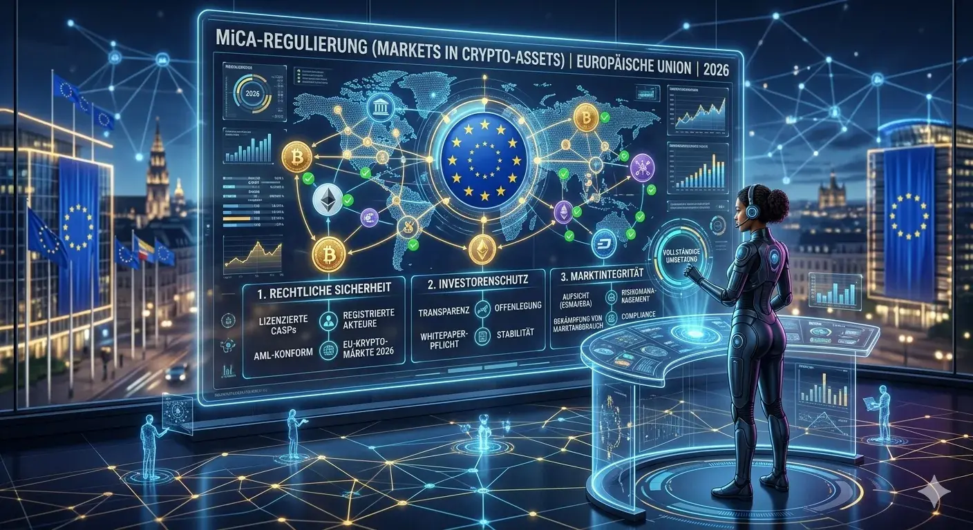 MiCA-Vollzug in der EU: Was Krypto-Anleger 2026 wissen müssen