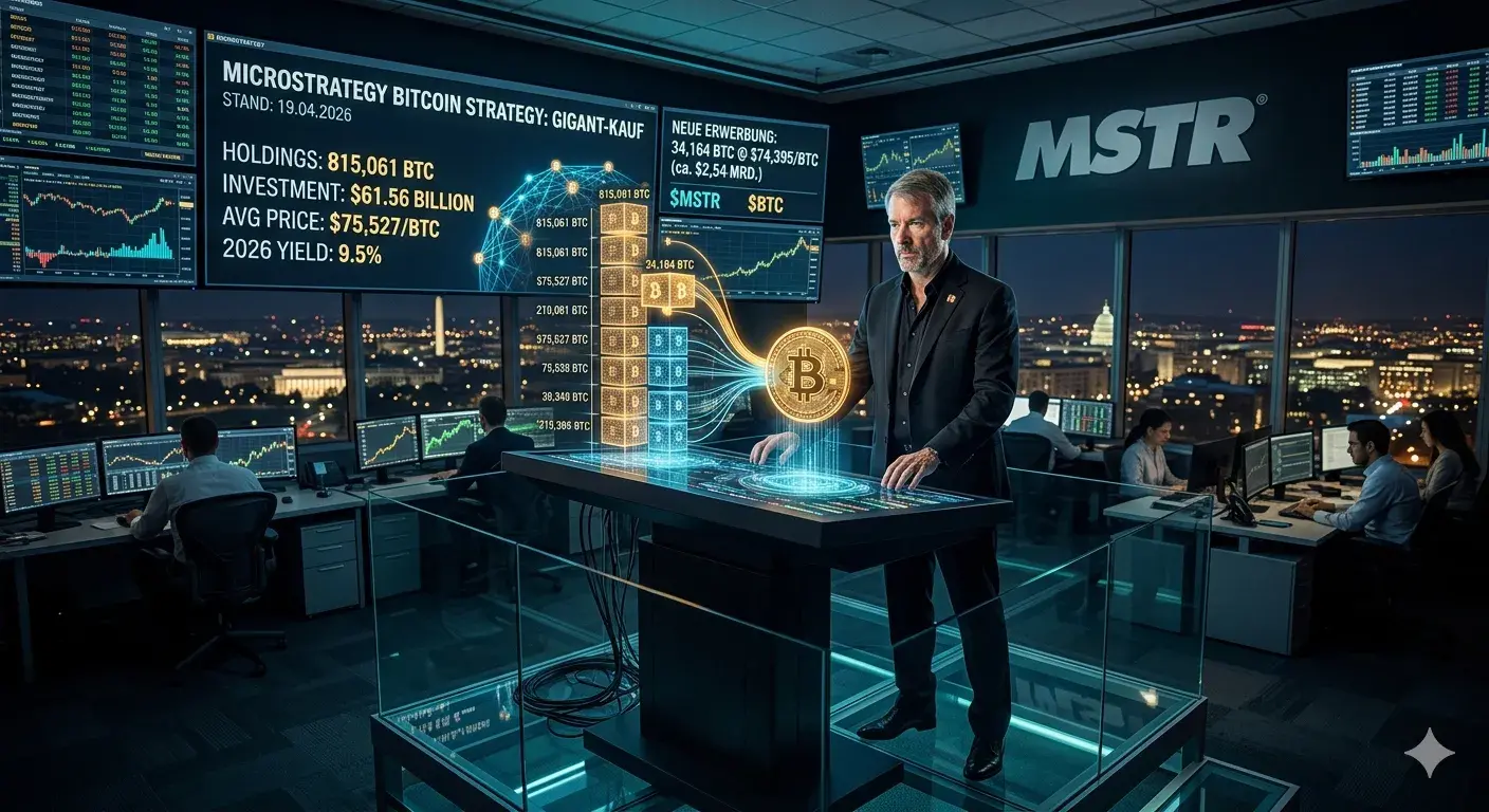 MicroStrategy sprengt alle Grenzen: 815.061 BTC im Portfolio nach neuem Milliarden-Kauf