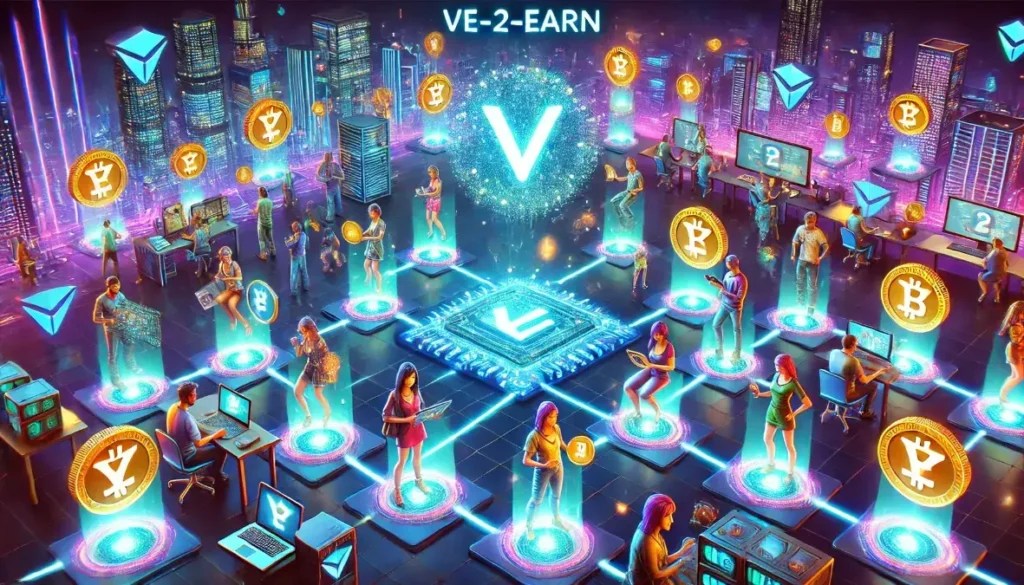 VeChain's Ve-2-Earn Rewards Content Creators
