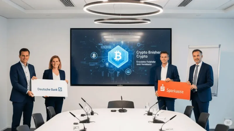 Deutsche Bank and Sparkasse announce crypto entry in 2026