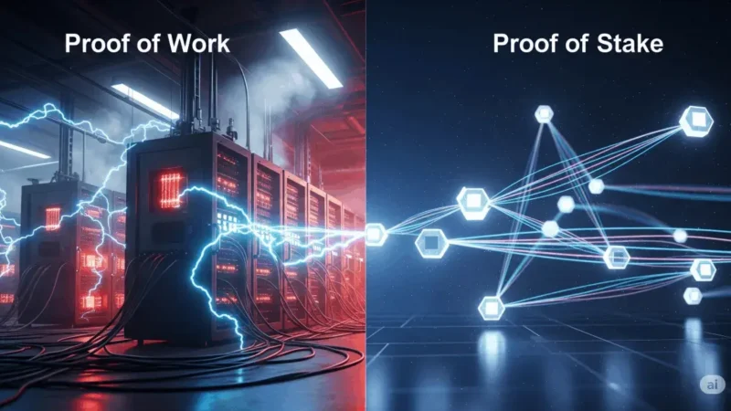 Proof of Work und Proof of Stake: Die wichtigsten Unterschiede verstehen