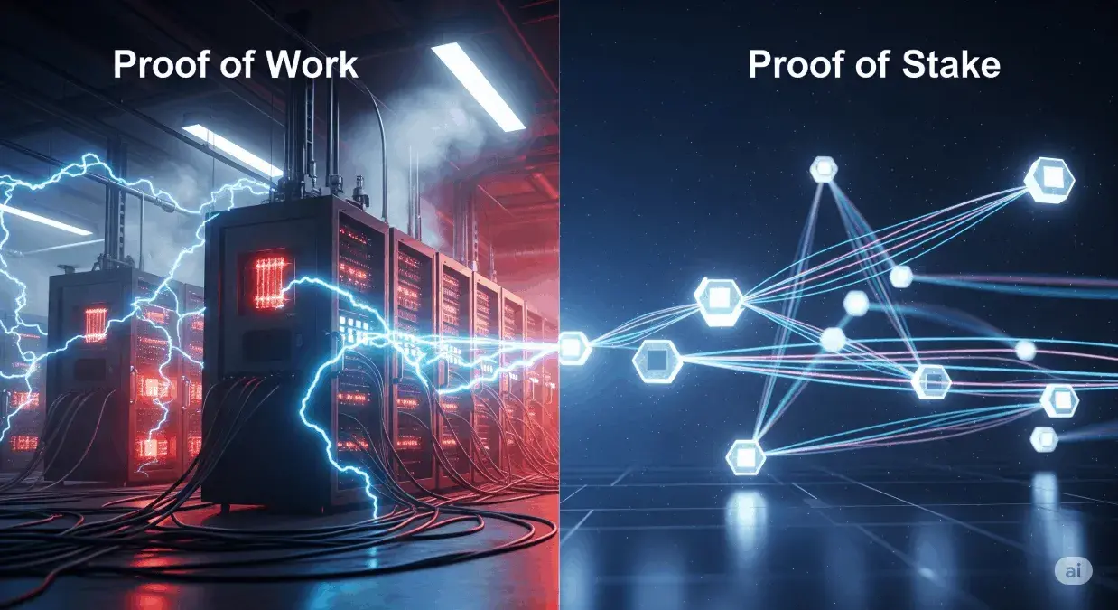 Proof of Work und Proof of Stake: Die wichtigsten Unterschiede verstehen