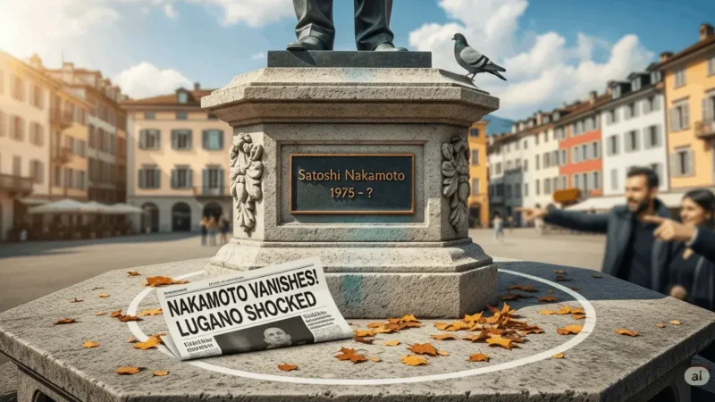 The Mysterious Disappearance of the Satoshi Nakamoto Statue in Lugano