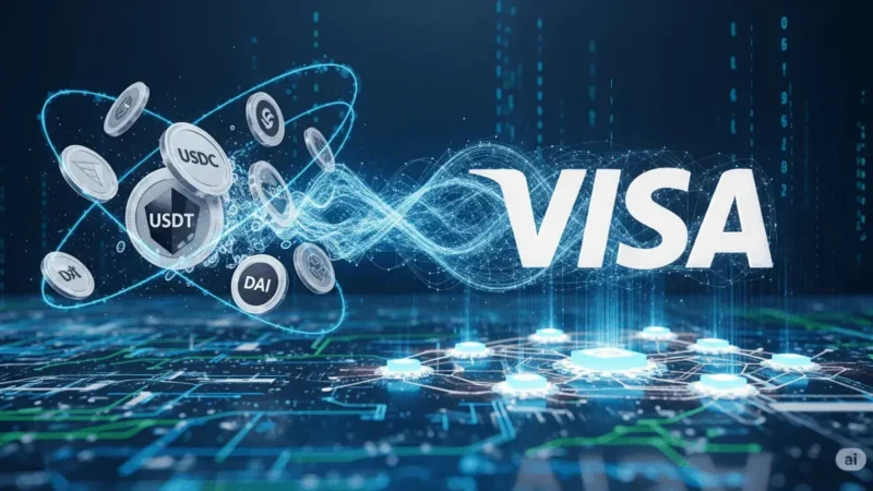 Visa treibt Stablecoin-Adoption voran: Neue Unterstützung für Blockchains, Währungen und Partner