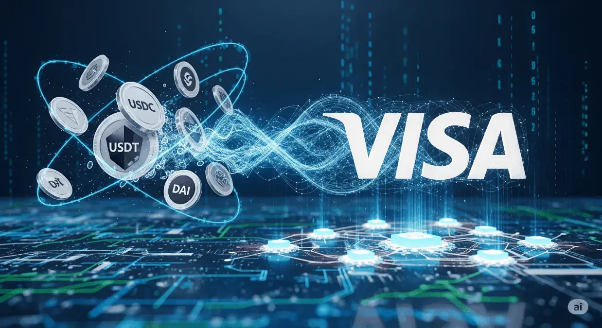 Visa treibt Stablecoin-Adoption voran: Neue Unterstützung für Blockchains, Währungen und Partner