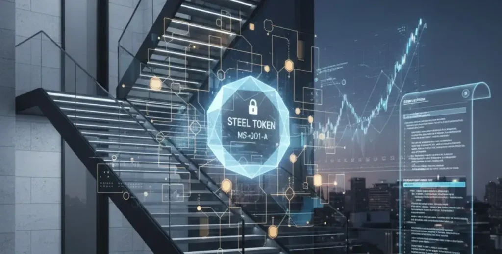 Tokenization Outdoor Steel Stairs