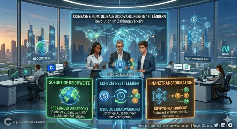Coinbase & Nium: Globale USDC Stablecoin Zahlungen