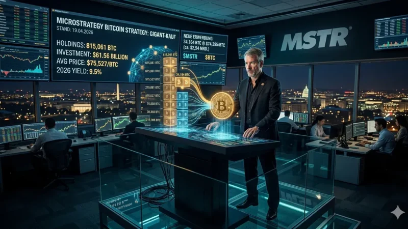 MicroStrategy sprengt alle Grenzen: 815.061 BTC im Portfolio nach neuem Milliarden-Kauf